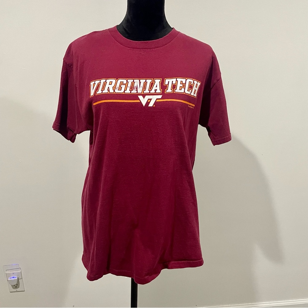 Vintage Virginia Tech Fruit of the Loom Red Short Sleeve